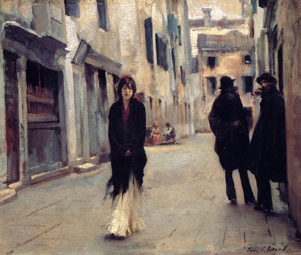 Street in Venice by John Singer Sargent