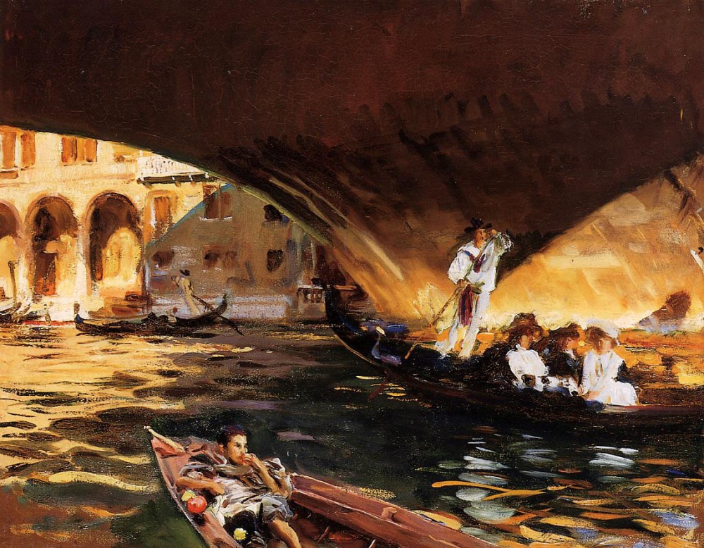 The Rialto (Grand Canal) by John Singer Sargent