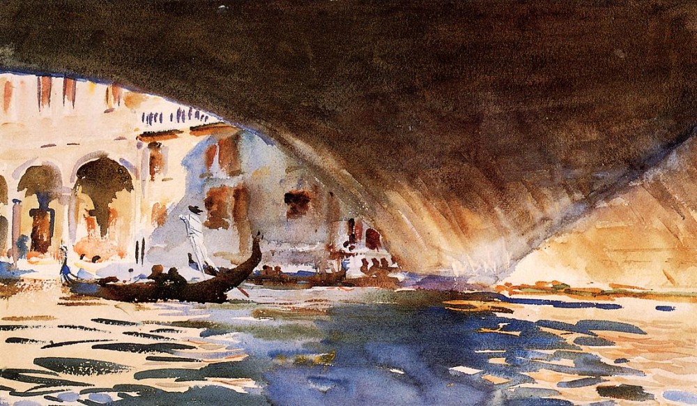 Under the Rialto Bridge by John Singer Sargent