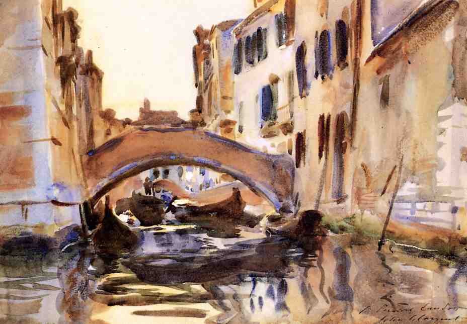 Venetian Canal by John Singer Sargent