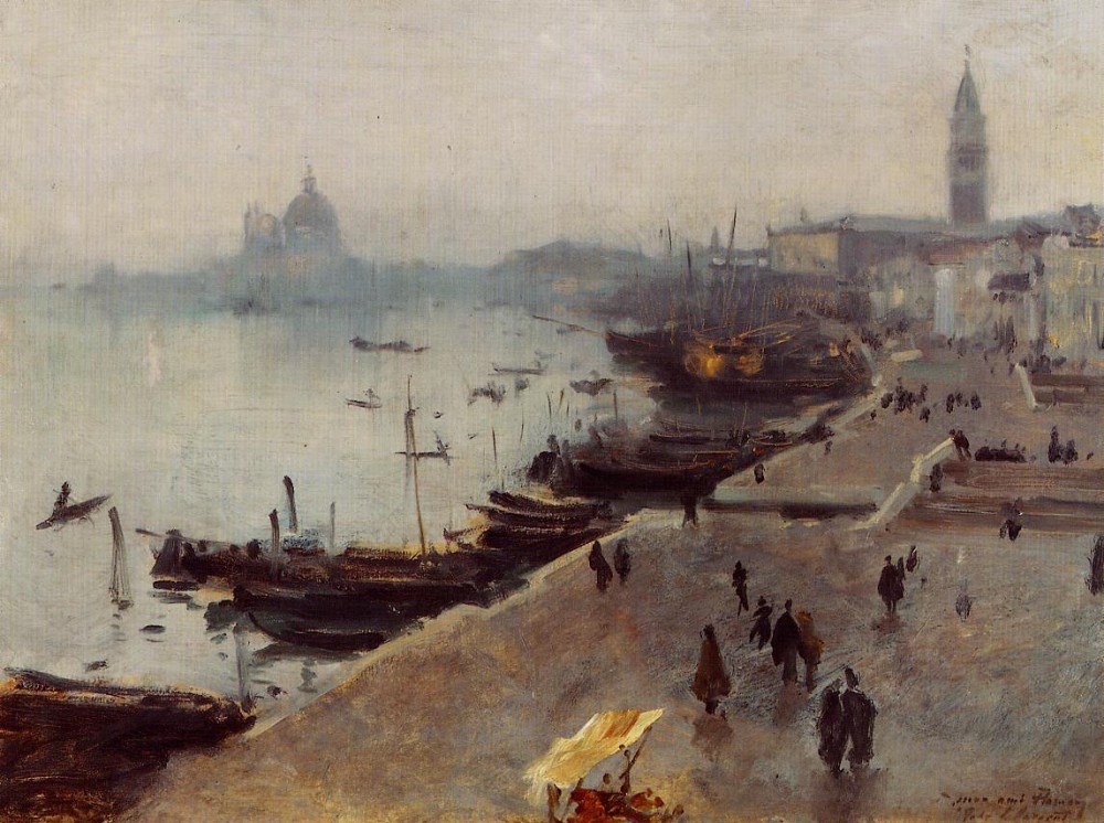 Venice in Gray Weather by John Singer Sargent