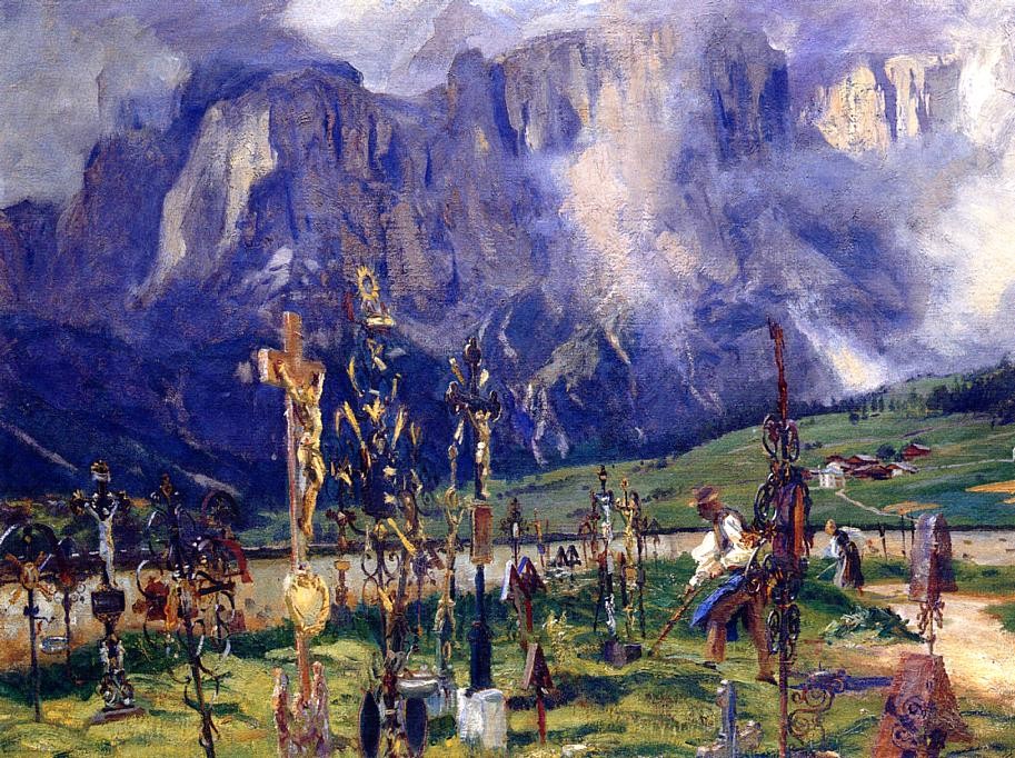 Graveyard in the Tyrol by John Singer Sargent