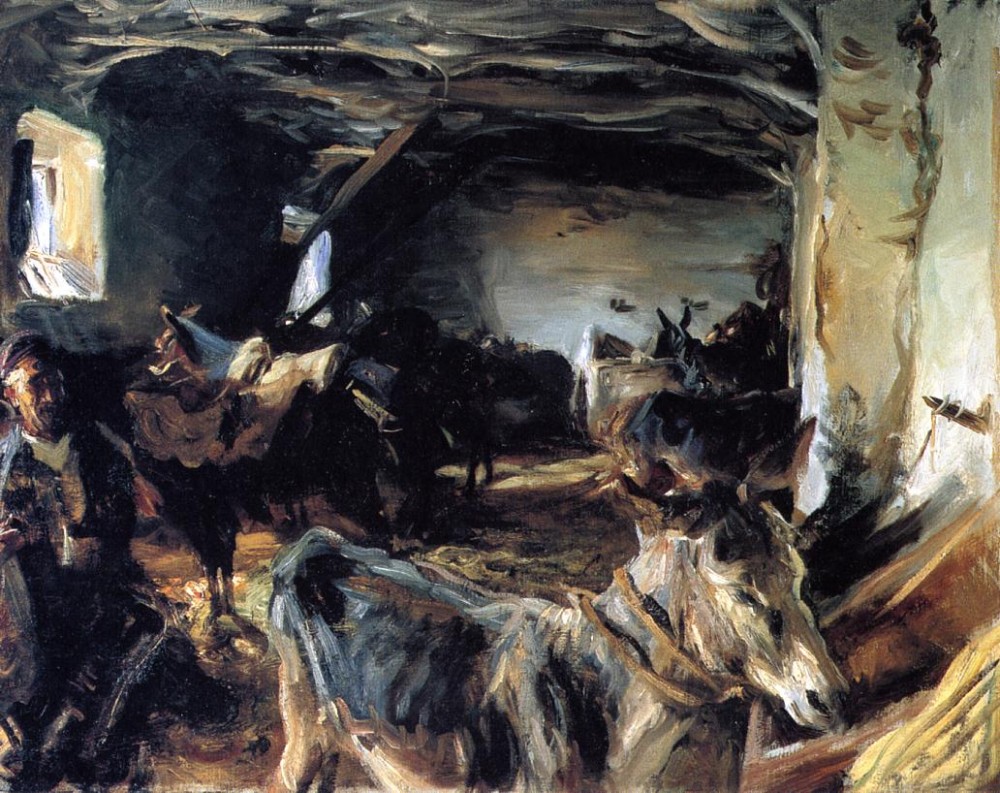 Stable at Cuenca by John Singer Sargent