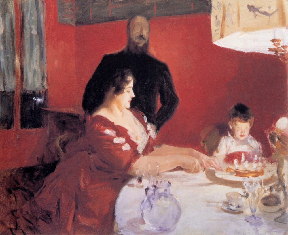 Fete Familiale The Birthday Party by John Singer Sargent