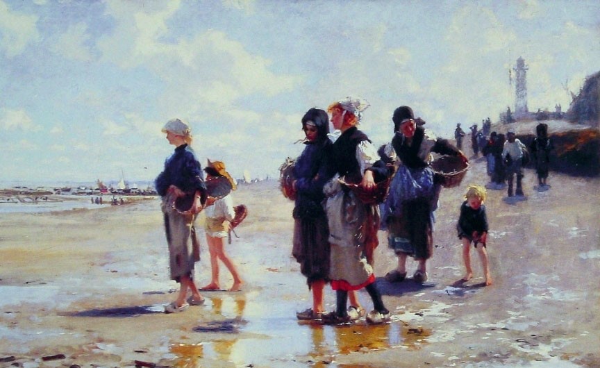 Oyster Gatherers of Cancale by John Singer Sargent