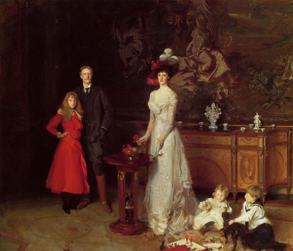 Sir George Sitwell Lady Ida Sitwell and Family by John Singer Sargent