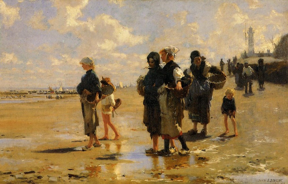 The Oyster Gatherers of Cancale by John Singer Sargent