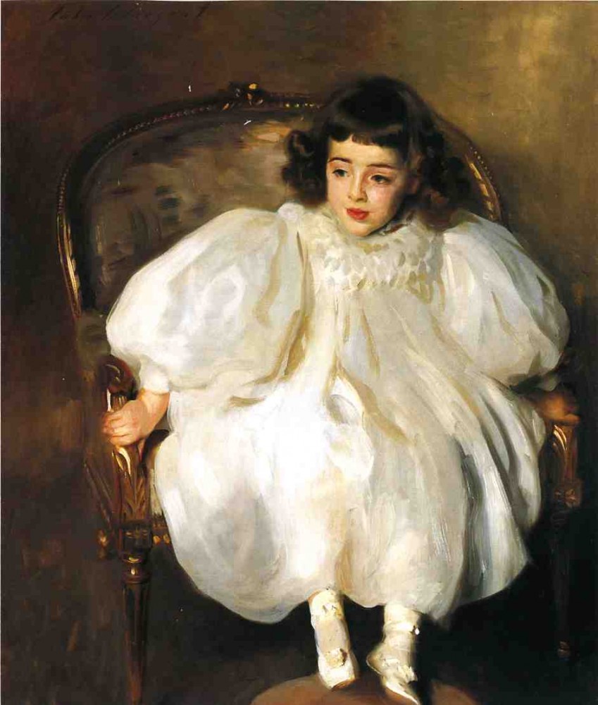 Expectancy aka Portrait of Frances Winifred Hill by John Singer Sargent