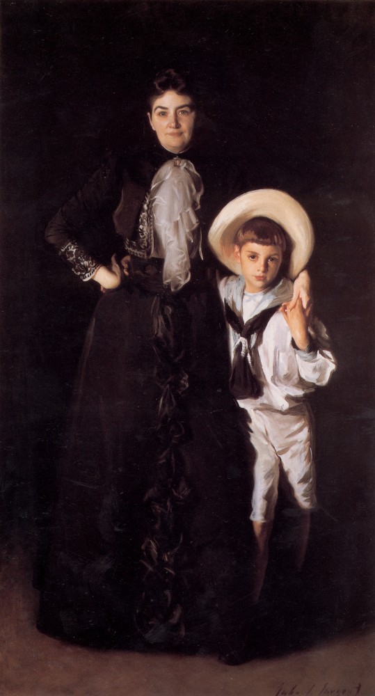Mrs Edward L Davis and Her Son Livingston by John Singer Sargent