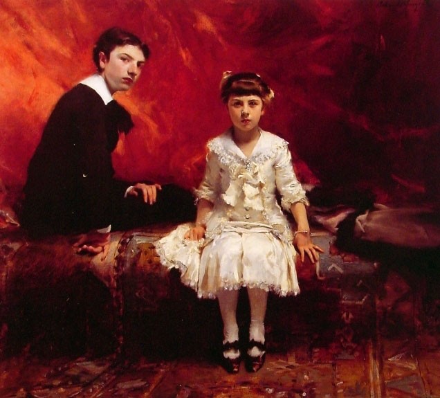 Portrait of Edouard and Marie-Loise Pailleron by John Singer Sargent