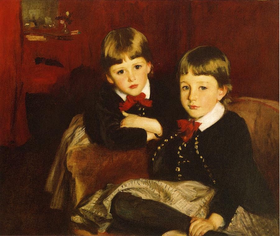 Portrait of Two Children aka The Forbes Brothers by John Singer Sargent