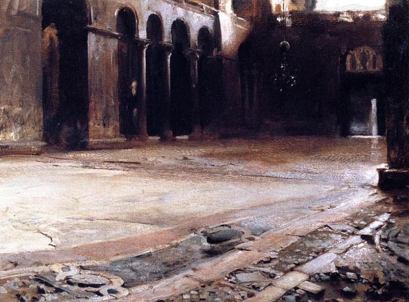 Pavement of St Marks by John Singer Sargent
