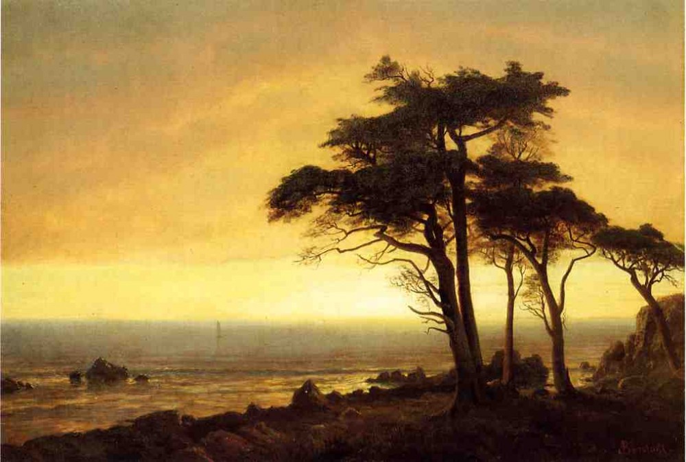 California Coast by Albert Bierstadt
