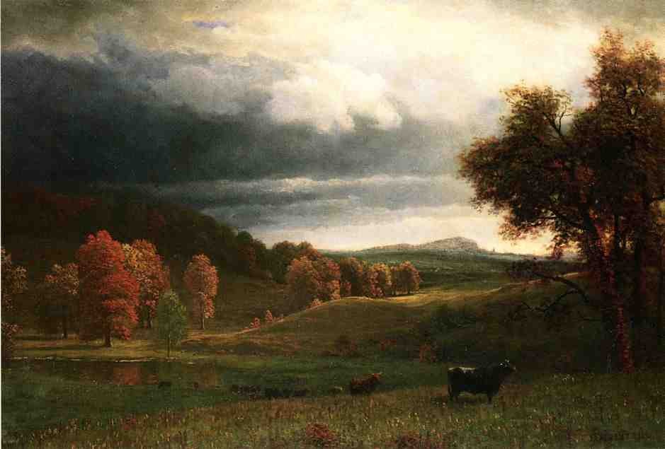 Autumn Landscape The Catskills by Albert Bierstadt