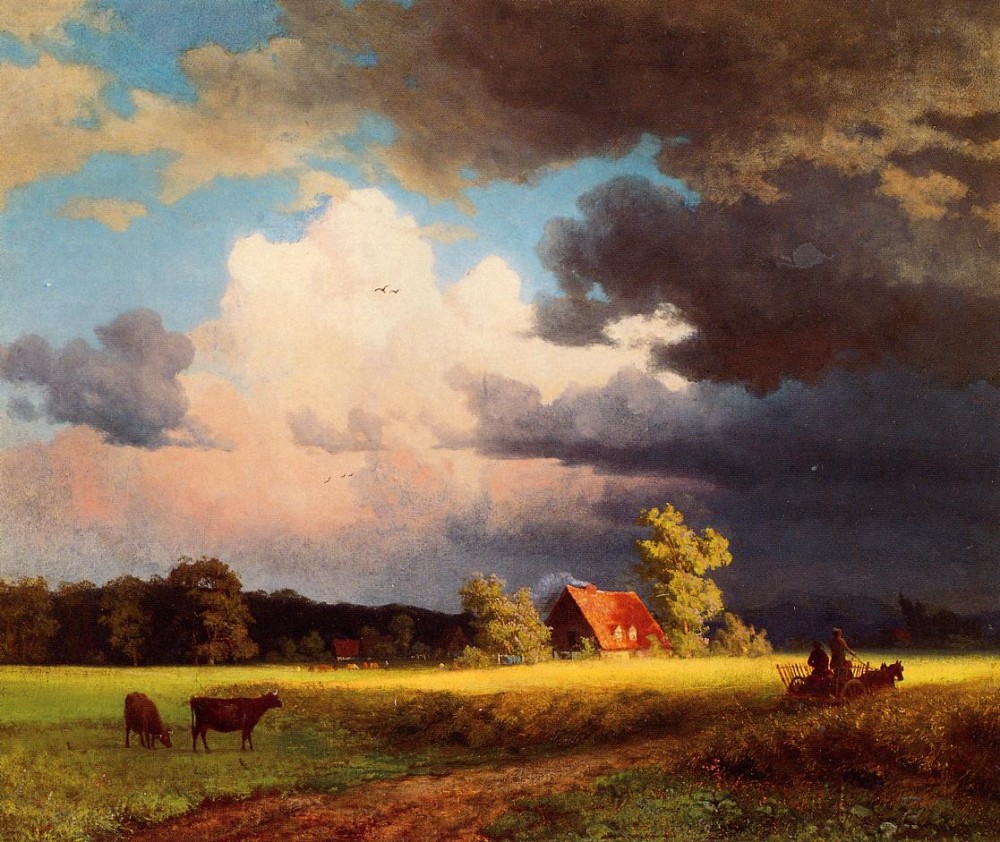 Bavarian Landscape by Albert Bierstadt