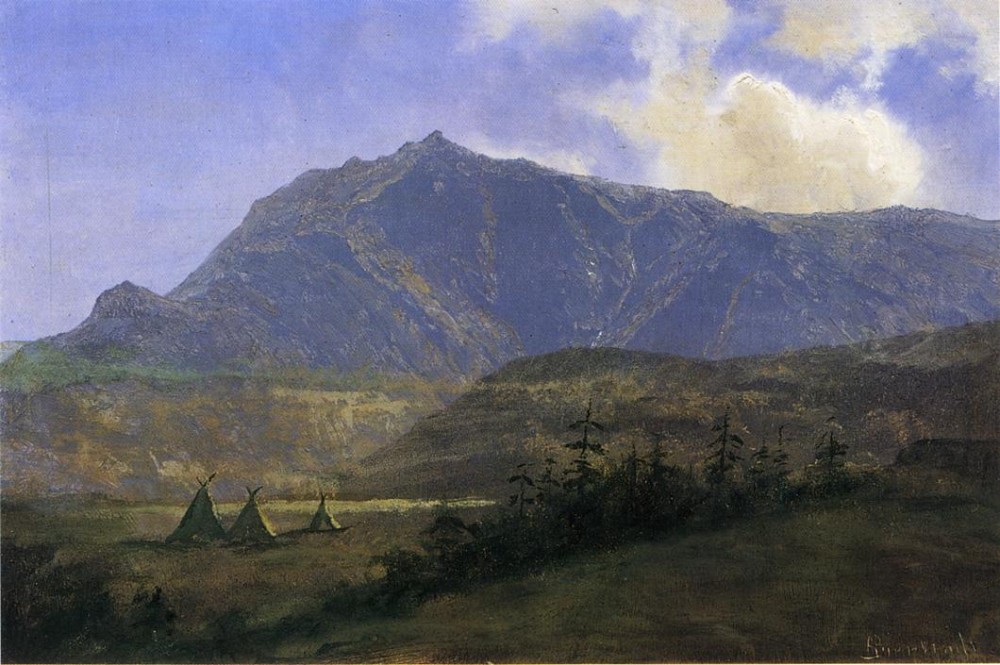 Indian Encampment by Albert Bierstadt