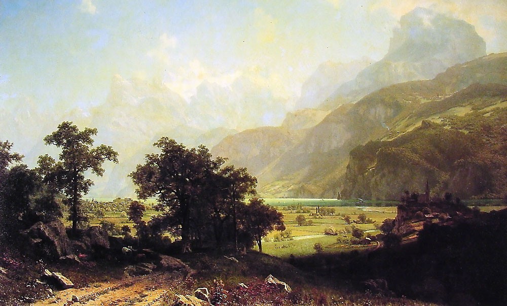 Lake Lucerne by Albert Bierstadt