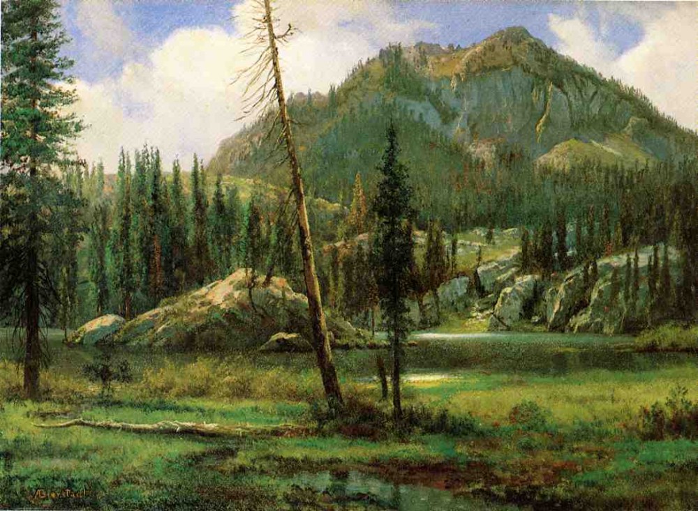 Sierra Nevada Mountains by Albert Bierstadt