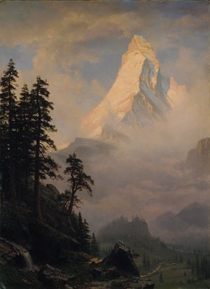 Sunrise On The Matterhorn by Albert Bierstadt