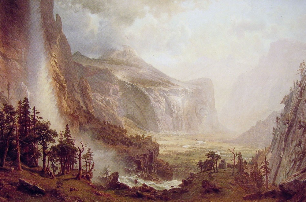 The Domes of the Yosemite by Albert Bierstadt