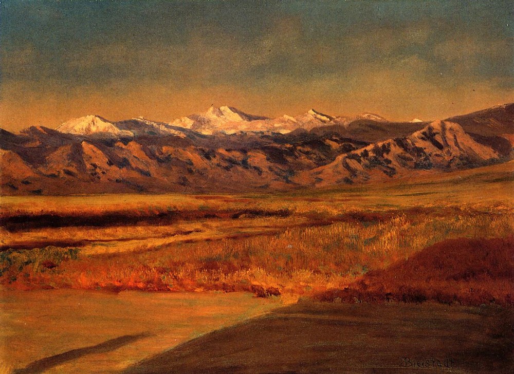 The Grand Tetons by Albert Bierstadt