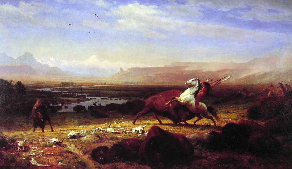 The Last of the Buffalo by Albert Bierstadt