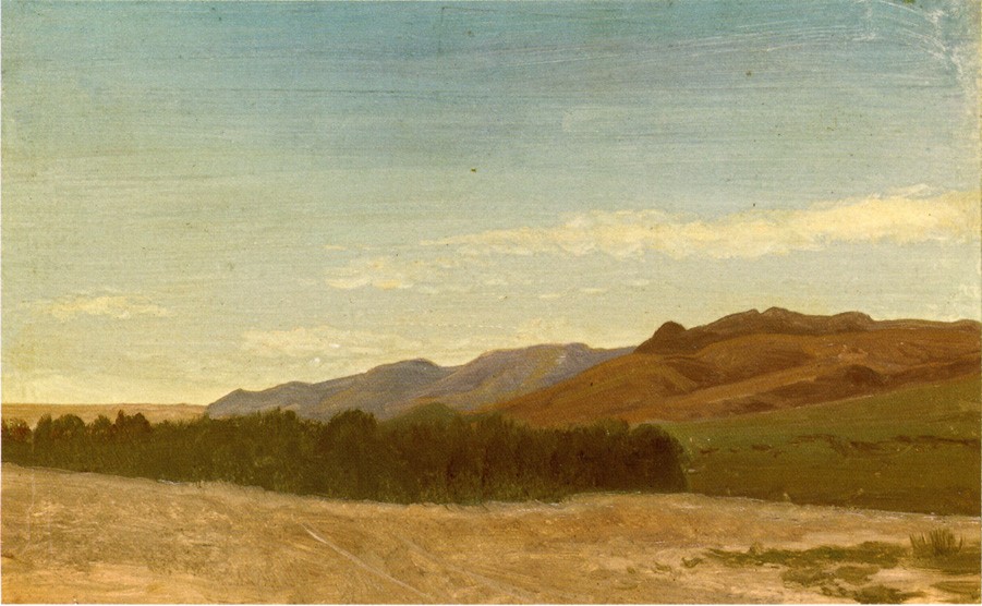The Plains Near Fort Laramie by Albert Bierstadt