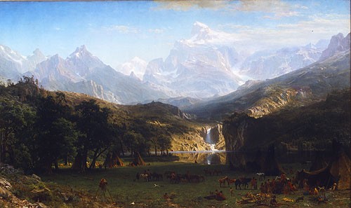 The Rocky Mountains Landers Peak by Albert Bierstadt