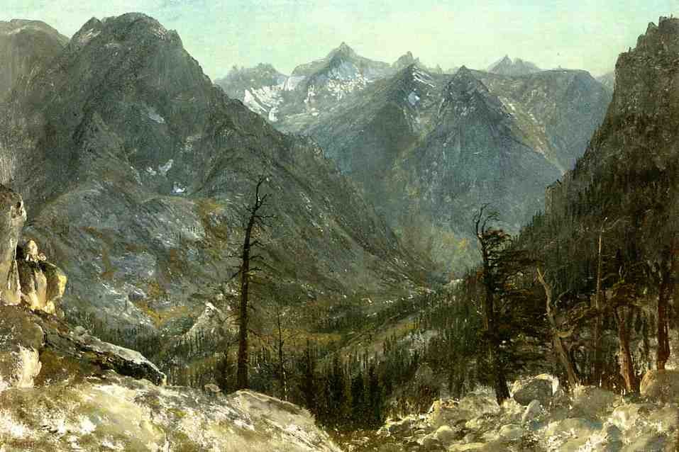 The Sierra Nevadas by Albert Bierstadt