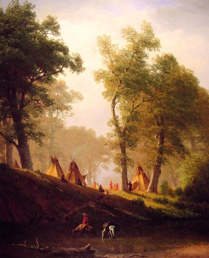 The Wolf River by Albert Bierstadt