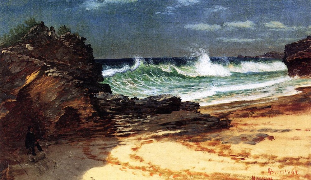 Beach at Nassau by Albert Bierstadt
