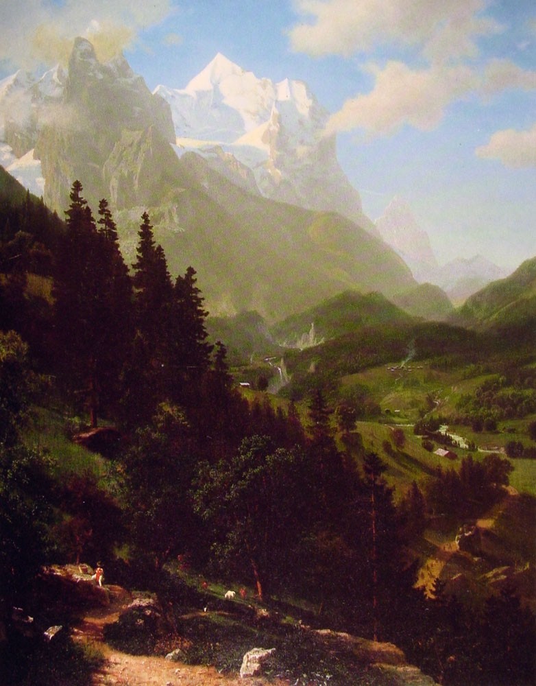 The Wetterhorn by Albert Bierstadt