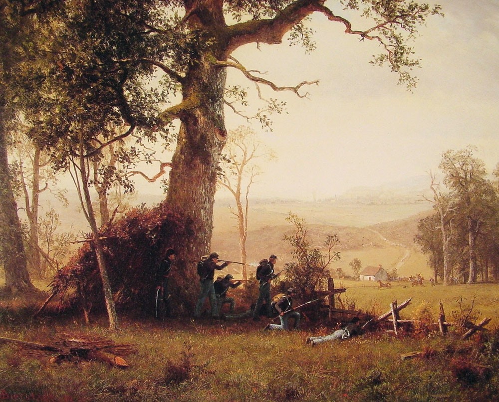 Guerrilla Warfare by Albert Bierstadt