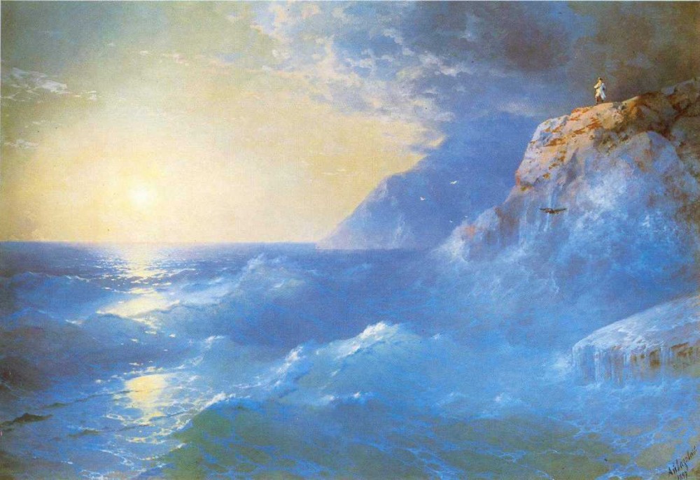 Napoleon On Island Of St Helen by Ivan Konstantinovich Aivazovsky