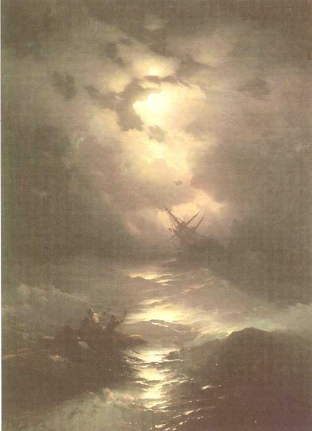 Tempest On The Northern Sea by Ivan Konstantinovich Aivazovsky