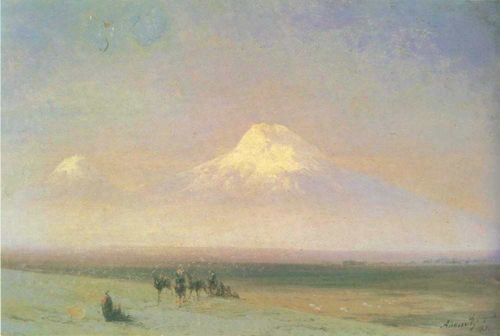 The Mountain Ararat by Ivan Konstantinovich Aivazovsky