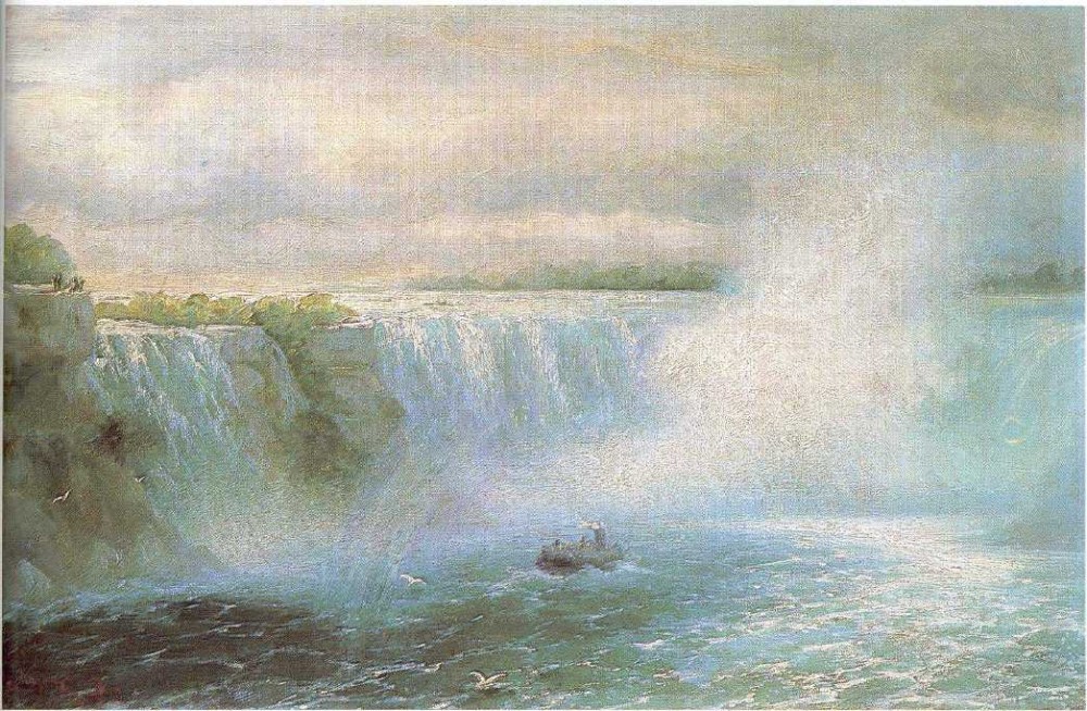 The Niagara Waterfall II by Ivan Konstantinovich Aivazovsky