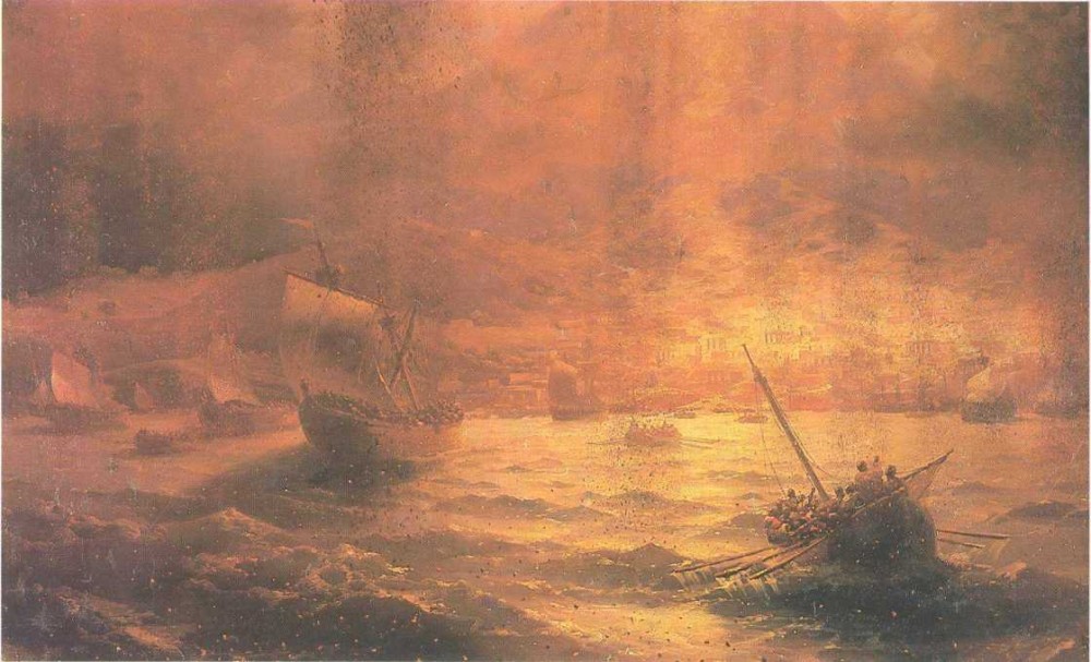 The Ruins Of Pompei by Ivan Konstantinovich Aivazovsky