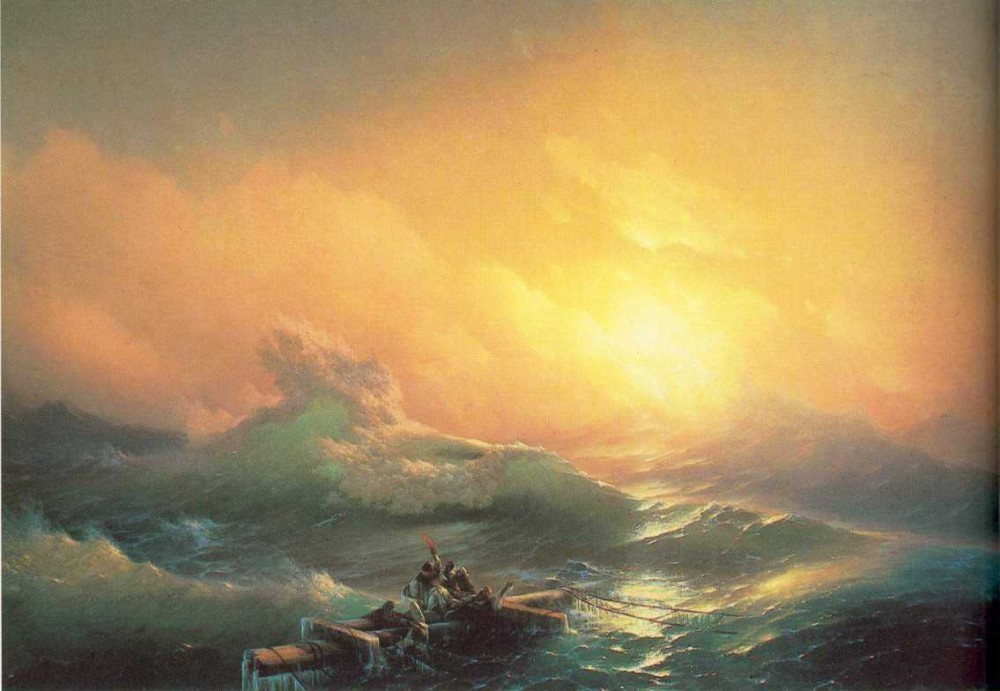 The Tenth Wave by Ivan Konstantinovich Aivazovsky