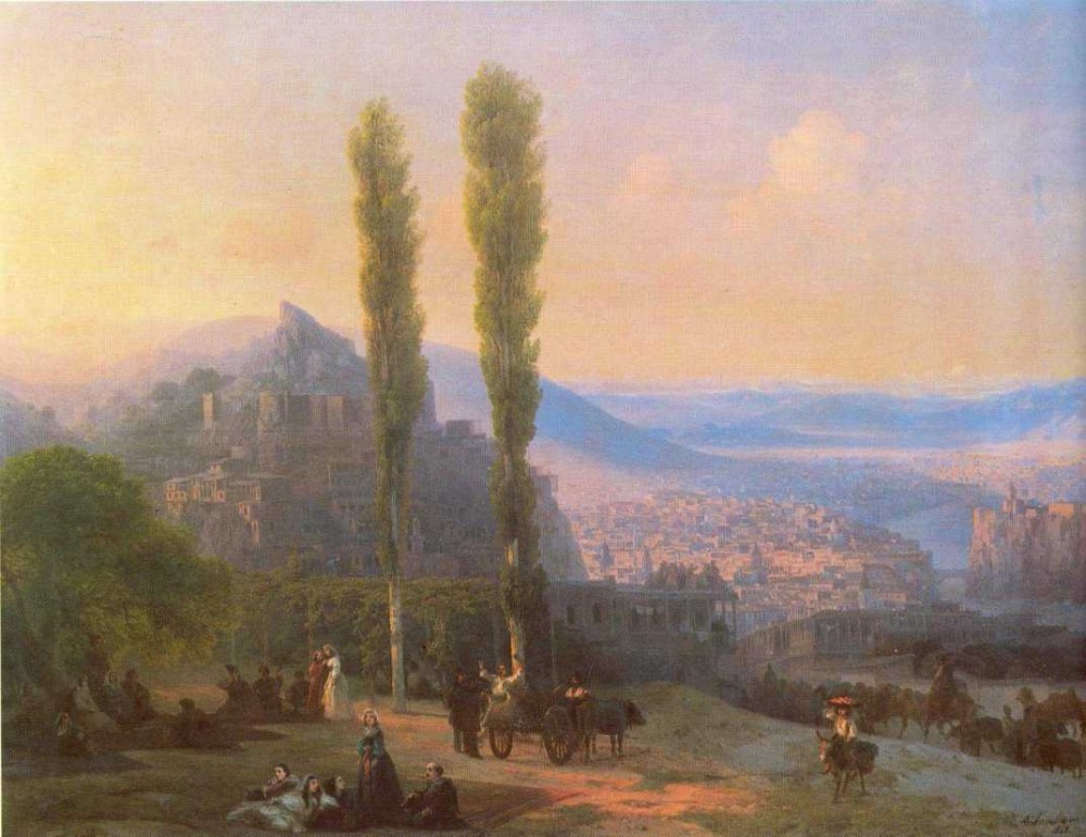 View Of Tiflis II by Ivan Konstantinovich Aivazovsky