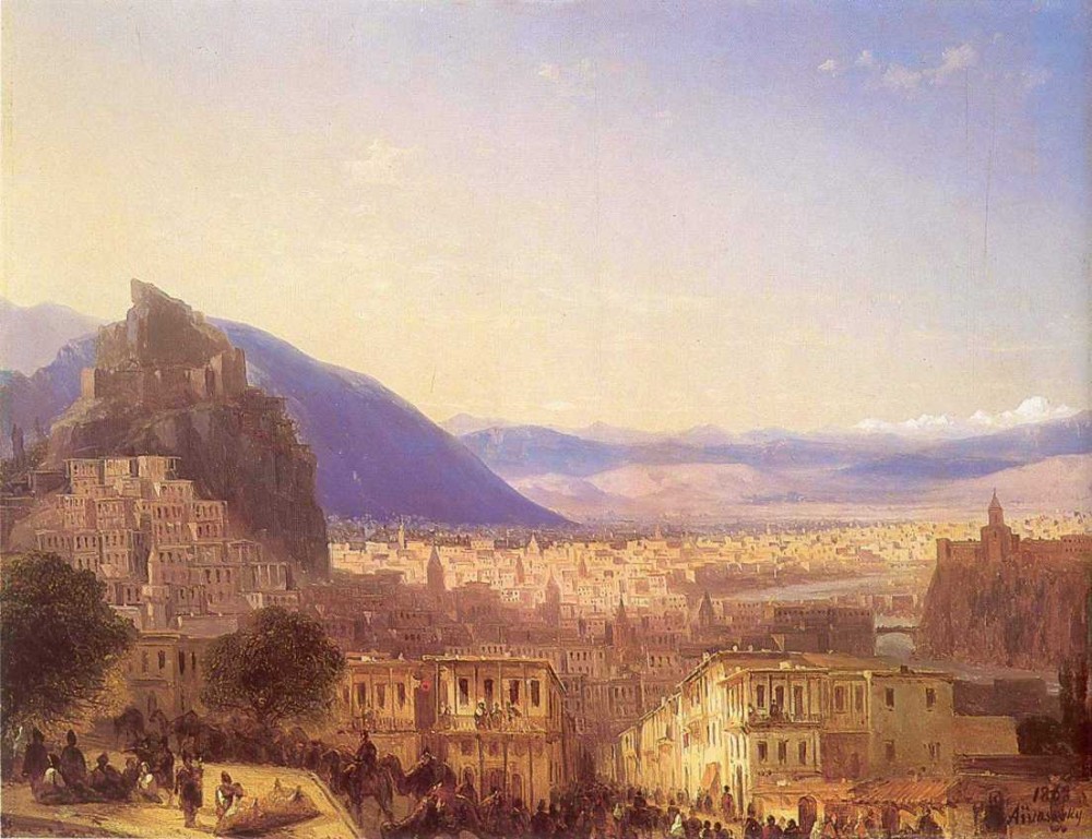 View Of Tiflis by Ivan Konstantinovich Aivazovsky
