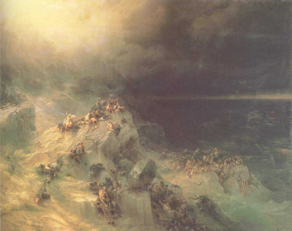 Great Flood by Ivan Konstantinovich Aivazovsky