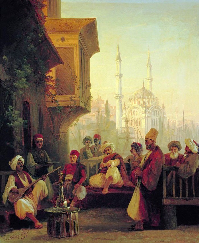 Oriental Scene by Ivan Konstantinovich Aivazovsky