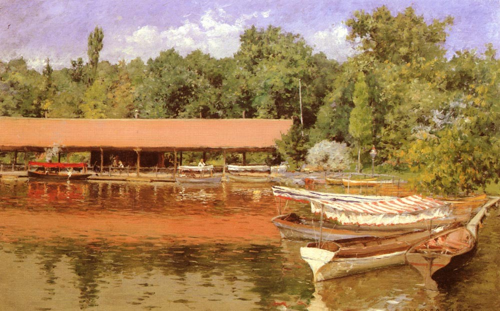 Boat House, Prospect Park by William Merritt Chase