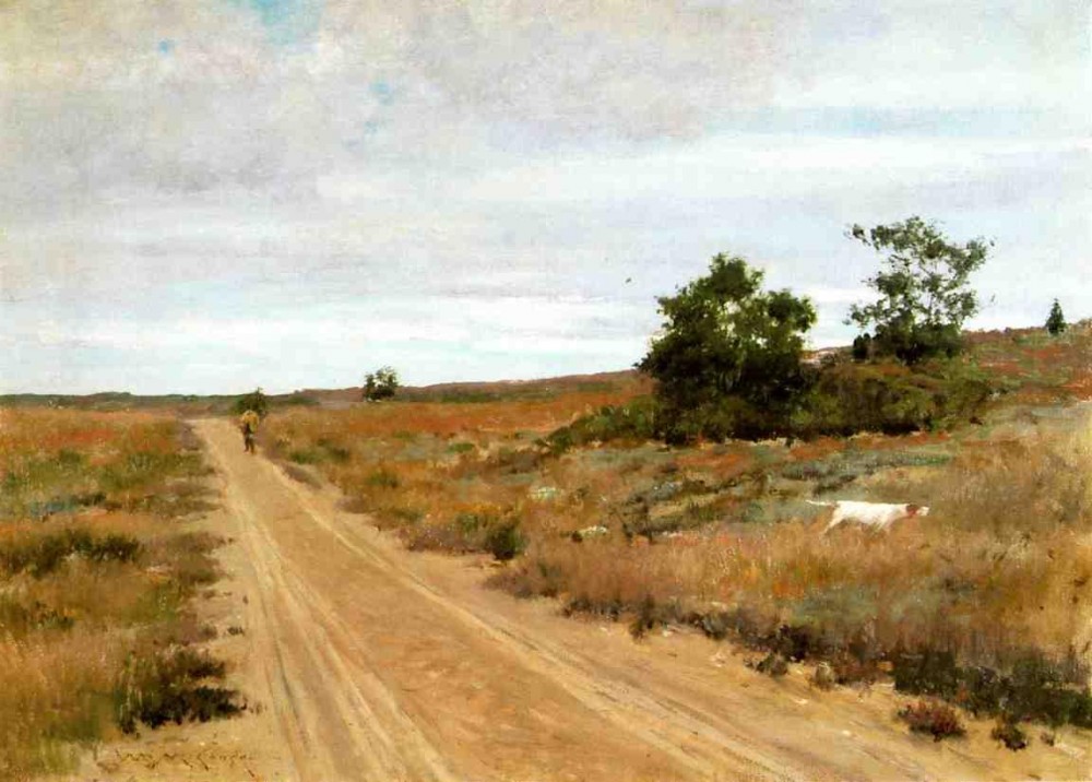 Hunting Game in Shinnecock Hills by William Merritt Chase