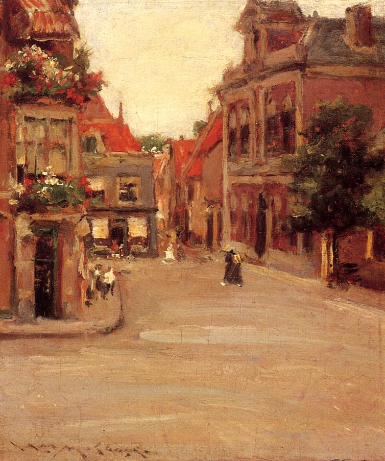 The Red Roofs of Haarlem by William Merritt Chase
