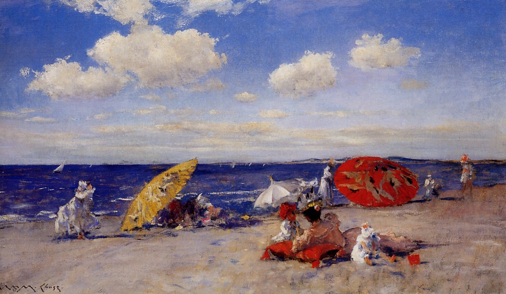 At the seaside by William Merritt Chase