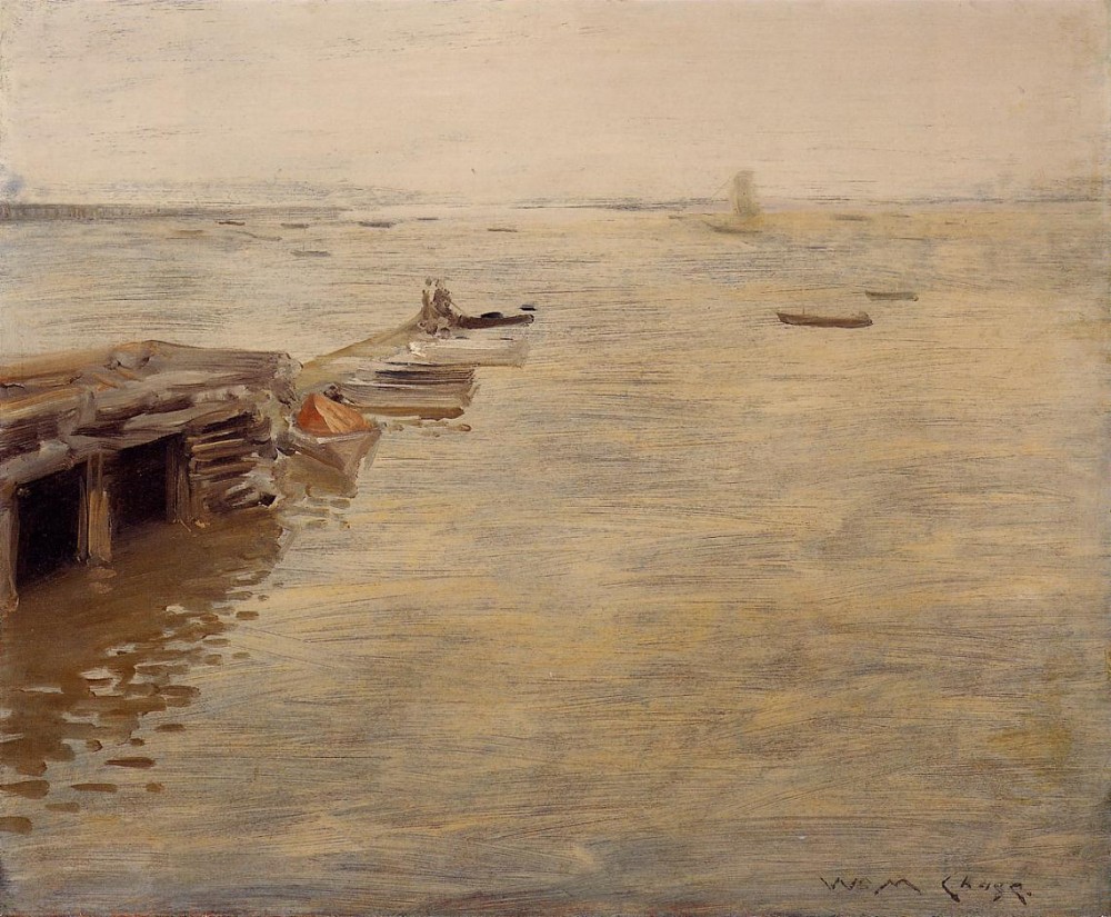 Seashore aka A Grey Day by William Merritt Chase