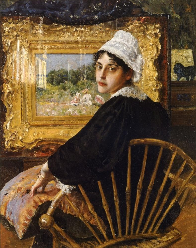 A Study of The Artists Wife by William Merritt Chase