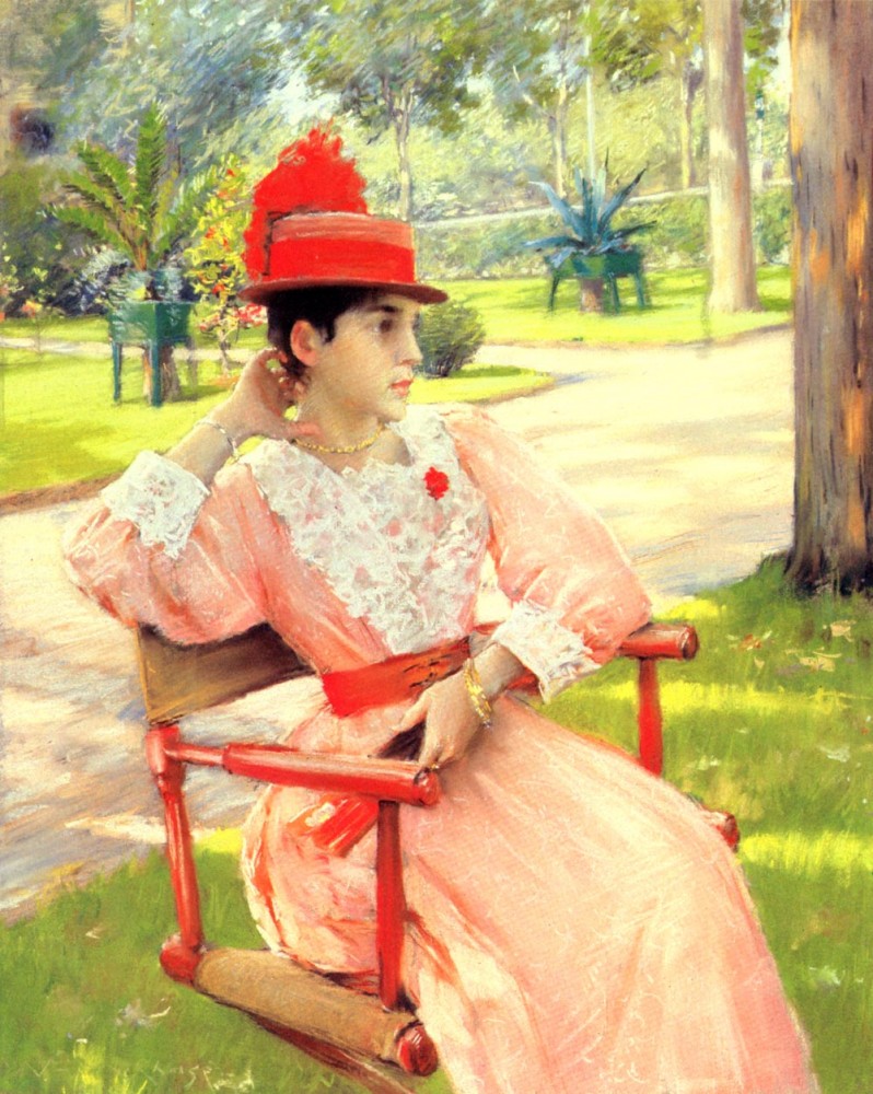 Afternoon In The Park by William Merritt Chase